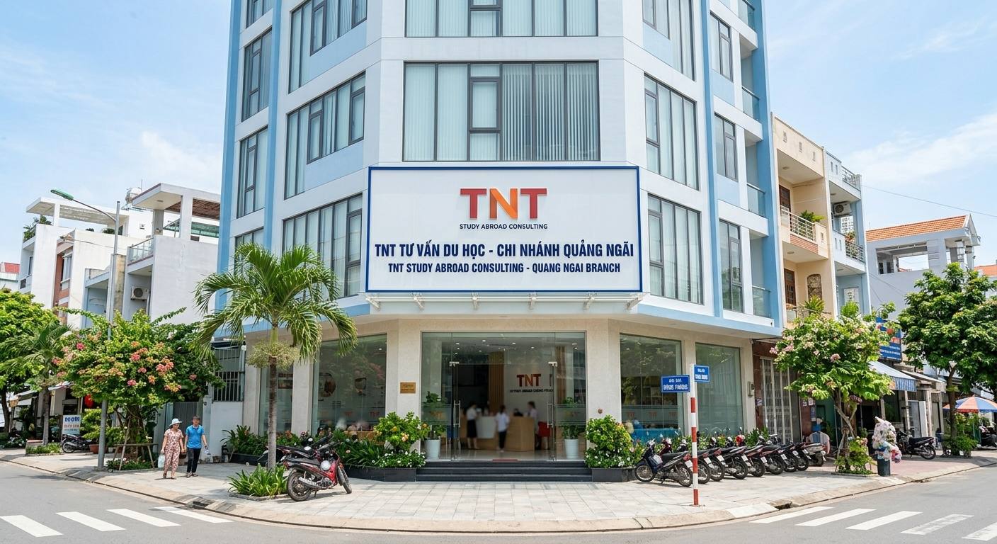 TNT Study Abroad Consulting office in Quang Ngai Vietnam